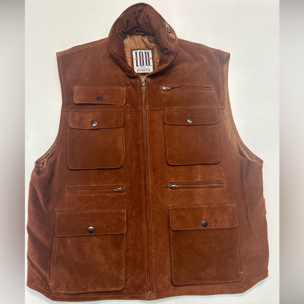 Leather vest